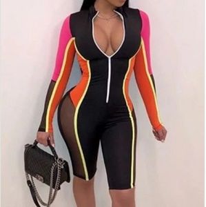 'Kari' Color-blocked Romper